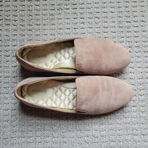 Birdies Tan Suede Women's Loafers 7.5